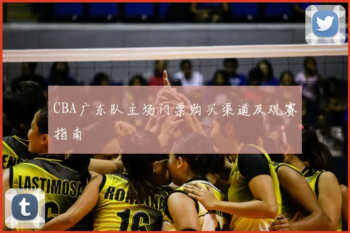 CBA广东队主场门票购买渠道及观赛指南