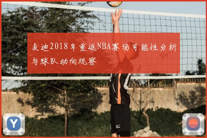 麦迪2018年重返NBA赛场可能性分析与球队动向观察